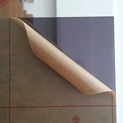 Akrilik Custom Lembaran 3Mm Hitam Riben Sesuai Chat