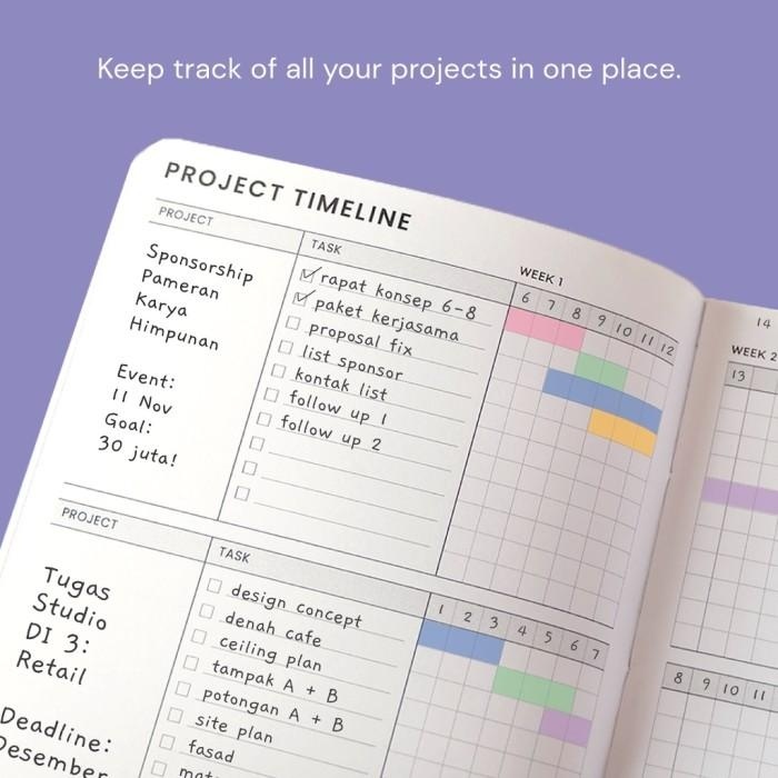 

Winyo Productivity Planner - 1 Year Monthly & Weekly Plan