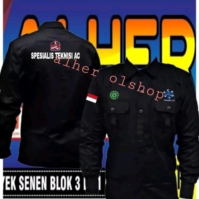 Big Sale Kemeja Teknisi Ac Seragam Teknisi Ac Baju Kerja Teknisi Ac Seragam Ker Berkualitas