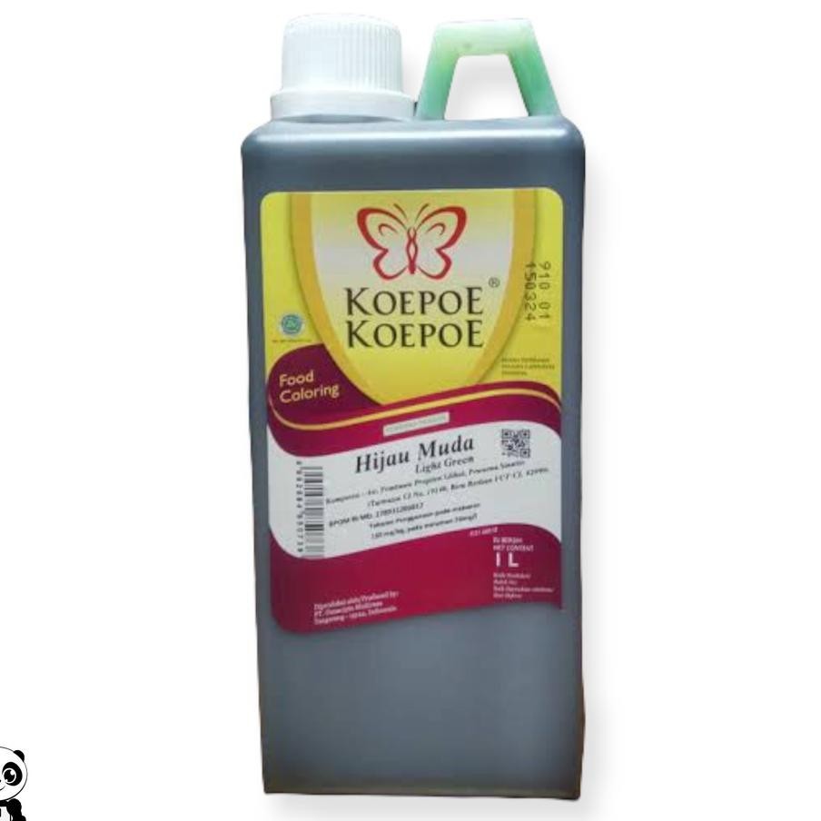 

Koepoe Koepoe Pewarna Hijau Muda 1 Liter Food Colng Light Green 1L