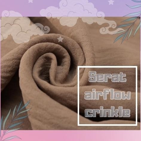 New Pashmina Crinkle Airflow 200 X 100 Jumbo Syari Premium Original