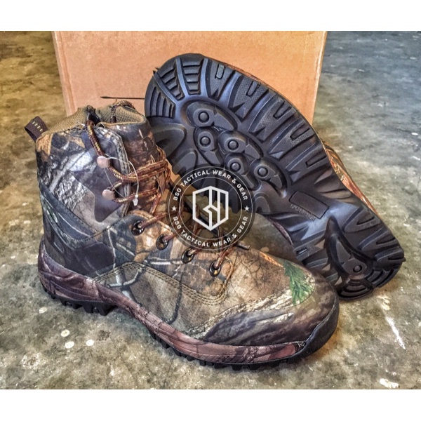 ✅Baru Sepatu Hunting Outdoor Silver Knight Tactical Camo Realtree Boots 8 Diskon