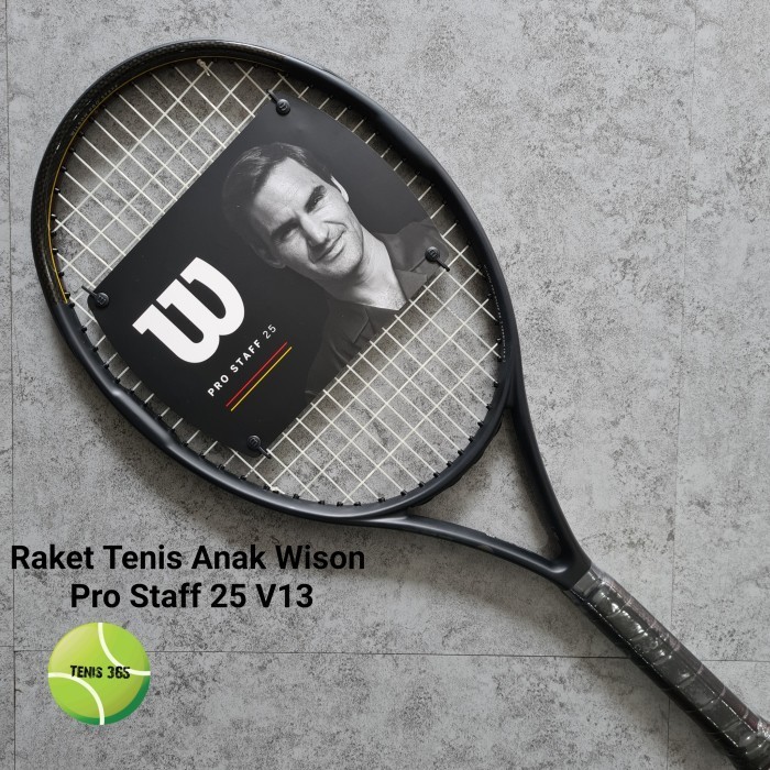✅Baru Raket Tenis Anak Wilson Pro Staff V13 25 Junior  100/ 235Gr  Terbaru