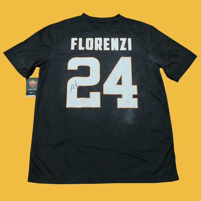 ✅Baru Original Jersey As Roma 2014-15 Third Florenzi Baju Bola Asli Diskon