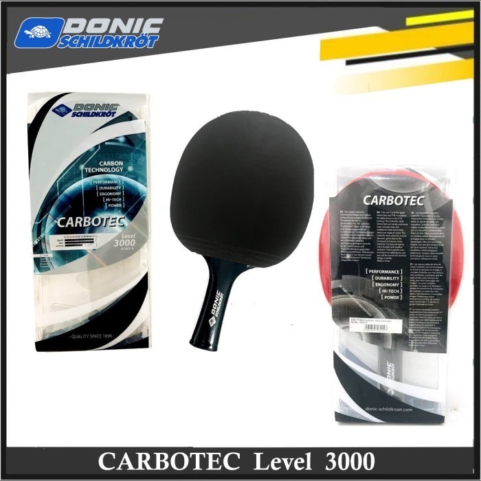 ✅Baru Bat Pingpong / Tenis Meja Donic Schildkrot - Carbotec 3000 Berkualitas
