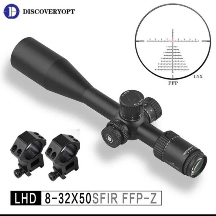 ✅Baru Teelscope Discovery Lhd 8-32X50Sfir Ffp Zero Stop Berkualitas