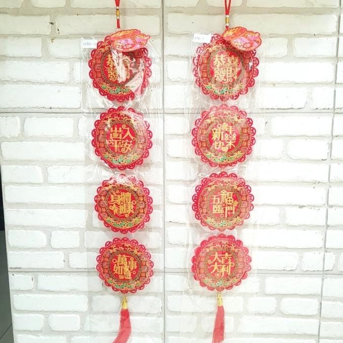 

Sale Now Banner Gong Xi Fa Cai Imlek Garland Gantungan Sincia Kain Bludru Murah Terbaik