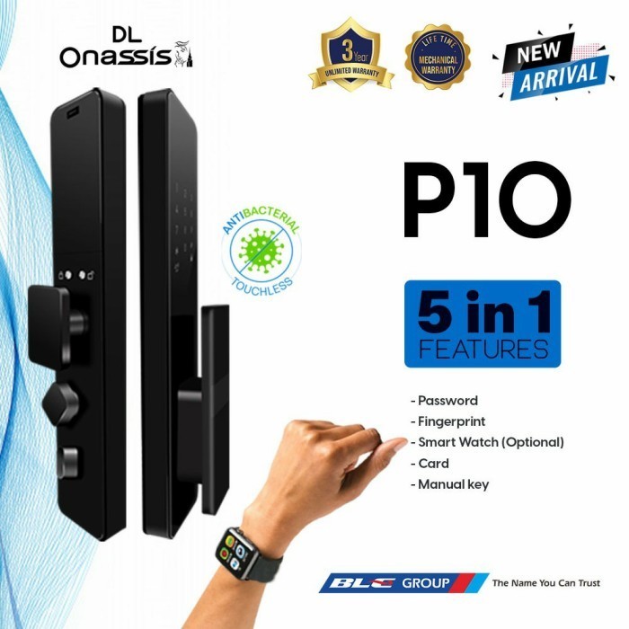 ✅Ori Smart Lock Onassis P10 Berkualitas