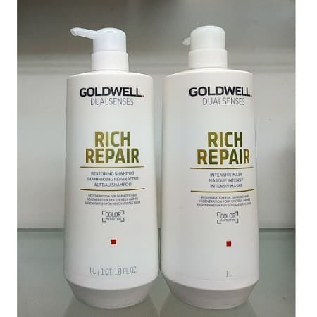 ✅New Ori Goldwell Dualsenses Rich Repair Restoring Shampoo  Intensive Mask Limited