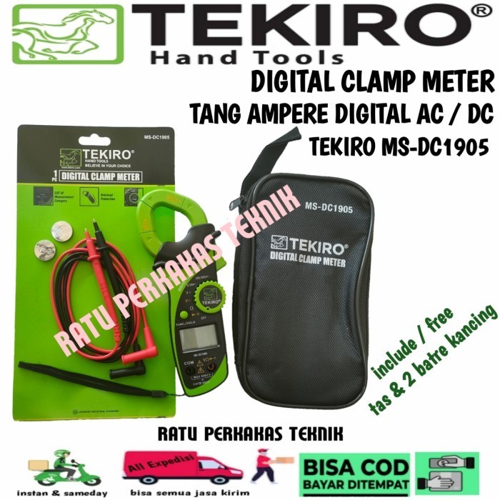 ✅Ori Tekiro Digital Clamp Meter / Tang Ampere Digital Original Promo Murah Terbaru
