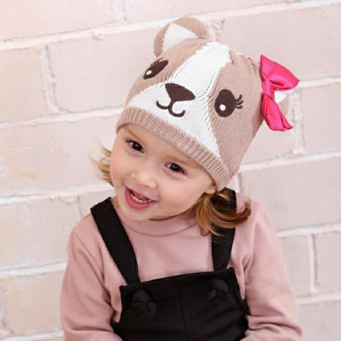 TERBARU TOPI RAJUT ANAK PEREMPUAN IMPORT / TOPI KUPLUK ANAK PEREMPUAN 