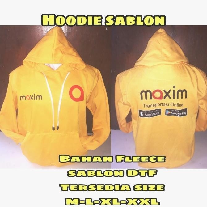 BIG SALE JAKET HOODIE MAXIM OJEK ONLINE BARU SWEATER DISTRO SABLON OJEK ONLINE 