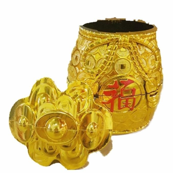 

Best Sales Tempat Permen Yenpao Emas Murah Candy Jar Yenpau Gold Kado Imlek Murah Limited Edition