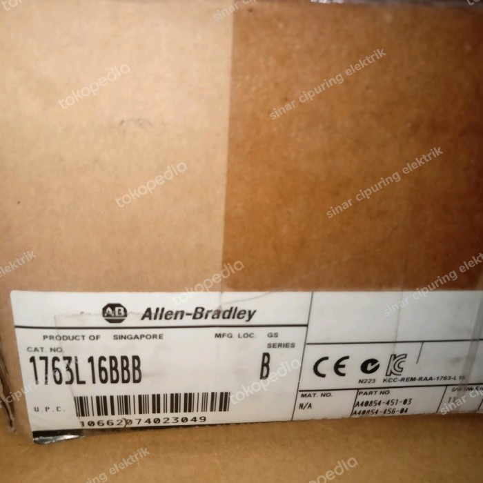 ✅Ready Ab Micrologix Tm 1100 1763-L16Bbb Input 24Vdc Output 24Vdc Diskon