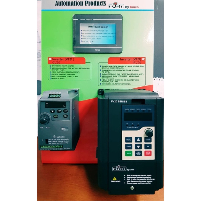 [New] Inverter / Vfd 1Phase Output 3Phase 220V - 0.75KwFv20-2S-0007G Fort Limited