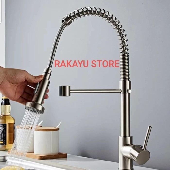 ✅Termurah Vnt Kran Tarik Plexible Stainless Panas Dingin/ Kran Pantry/Kran Mixer Diskon