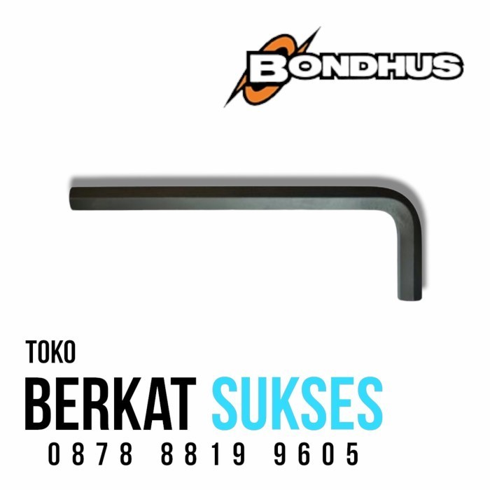 ✨New Ori Kunci L Bondhus Hex Key Short Size 27 Mm Original Bondhus Usa Terbaru