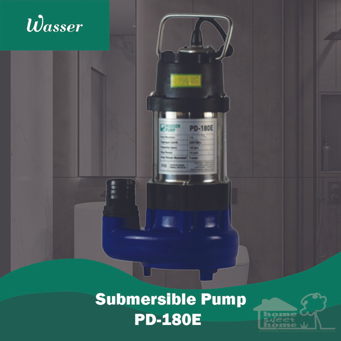 ✨Ori Wasser Submersible Pump Pd-180E Non Auto Terbatas