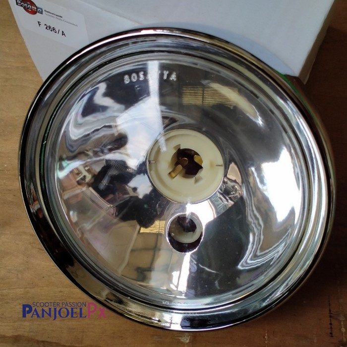 [Ori] Lampu Depan Vespa Sprint Veloce Rally Gtr - Bosatta Clear Glass Look Berkualitas