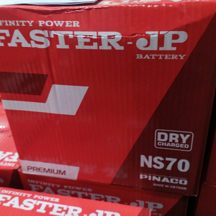 [Original] Aki Faster Ns70 12V 65Ah Limited