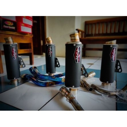 [Original] Knalpot Black Devil Black Series Fullsystem Scoopy Beat Mio Terbatas