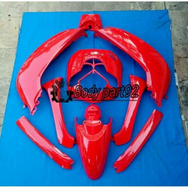 [Original] Paketan Full Set Body Halus Scoopy Esp Fi Tahun 2018 2019 Merah Cabai Diskon
