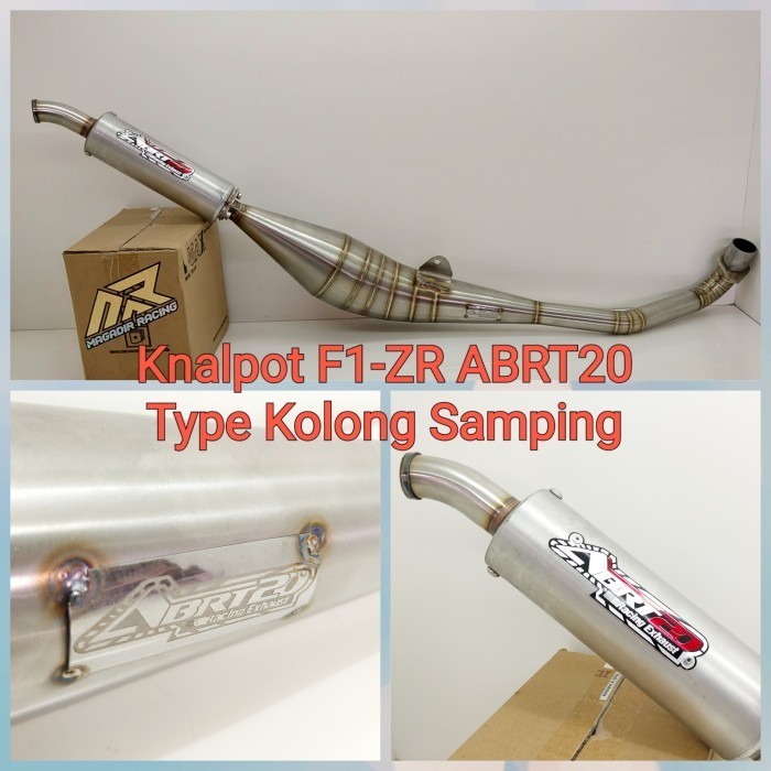 [Original] Knalpot F1 Zr Force 1 Abrt20 Stainless Kolong Samping Original Abrt Berkualitas