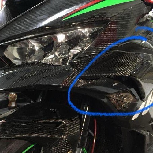 [Original] Sayap Samping Zx25R Carbon Winglet Carbon Zx25R Side Winglet Zx25R Terbatas