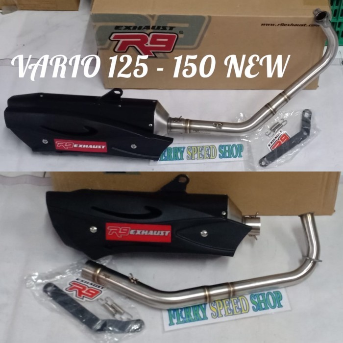 [Original] Knalpot R9 Misano Series Vario 150 125 New - R9 Misano Vario 150 125 Diskon