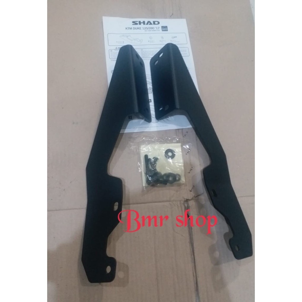 [New] Bracket Box Shad Ktm Duke 125/250 390 17/Breket Box Shad Ktm Duke 250 Terbaru