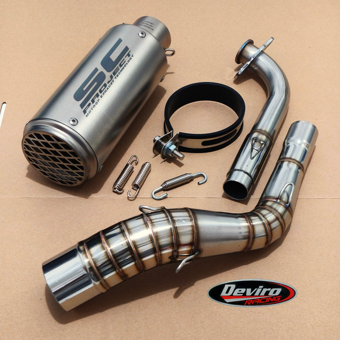 [Original] Knalpot Sc-Project Cr-T Se Full System Nmax Aerox 155 Berkualitas