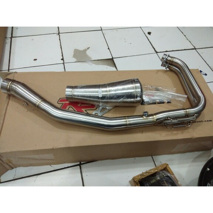 [Original] Knalpot R9 Original Gp Series New Series Stenlis Ninja 250Fi Diskon
