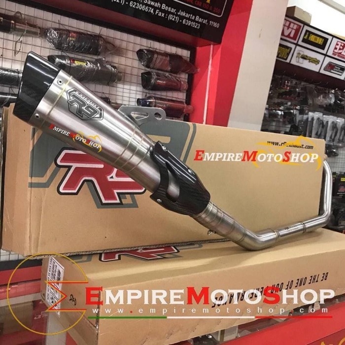 [Original] Knalpot R9 H2 New Cbr 150 Cbr150 K46 All New Fullsystem Stainless Ss Diskon