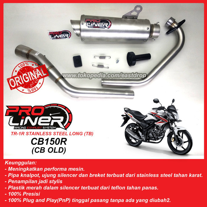 [Original] Knalpot Original Proliner Tr1R Tr1 Long Pro Cb 150 R Cb150R Cb Old Terbatas