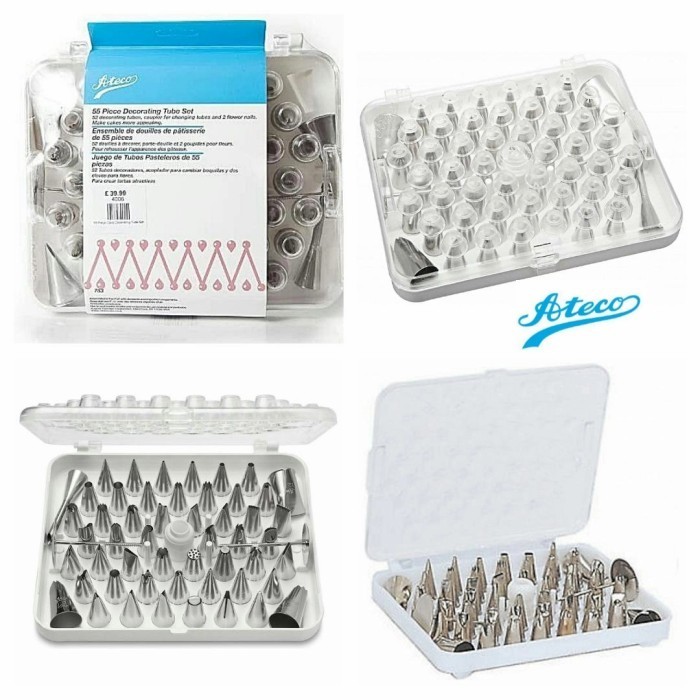 

[New Ori] 55 Pcs Ateco Tube Set 55 Pcs Spuit Ateco Ori Spuit Korea Spuit Kue Diskon