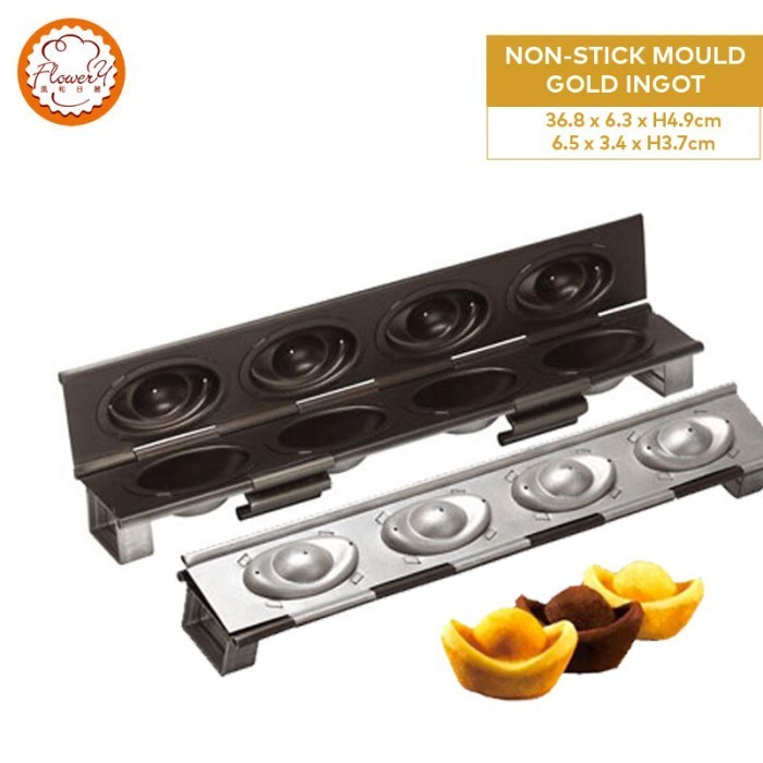 

[New Ori] Gold Ingot Coin Non-Stick Mould Loyang Terbaru