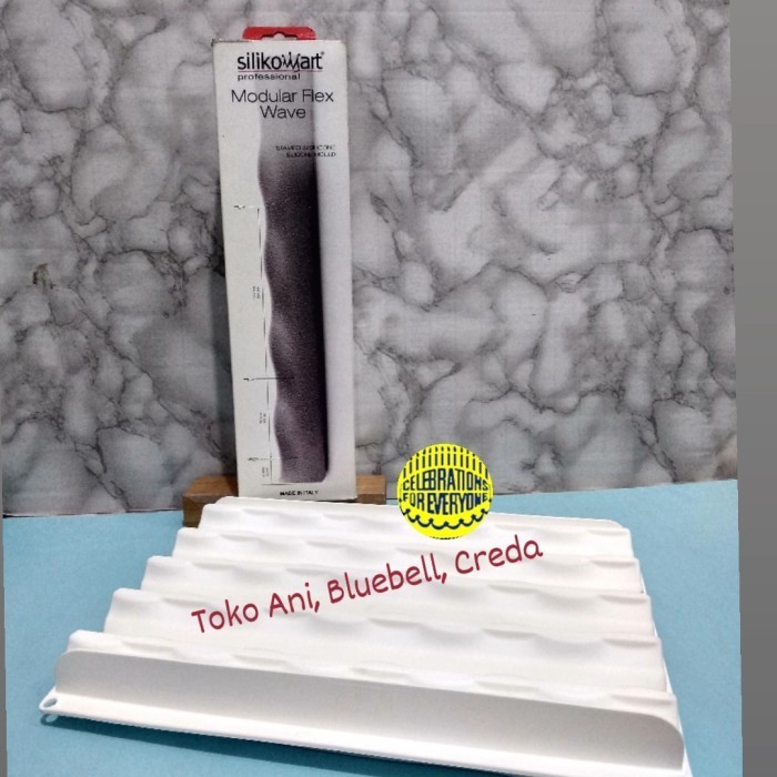 

[New Ori] Silikomart Modular Flex Wave 500 375X40Mm H 45Mm Vol : 5X500Ml. Limited