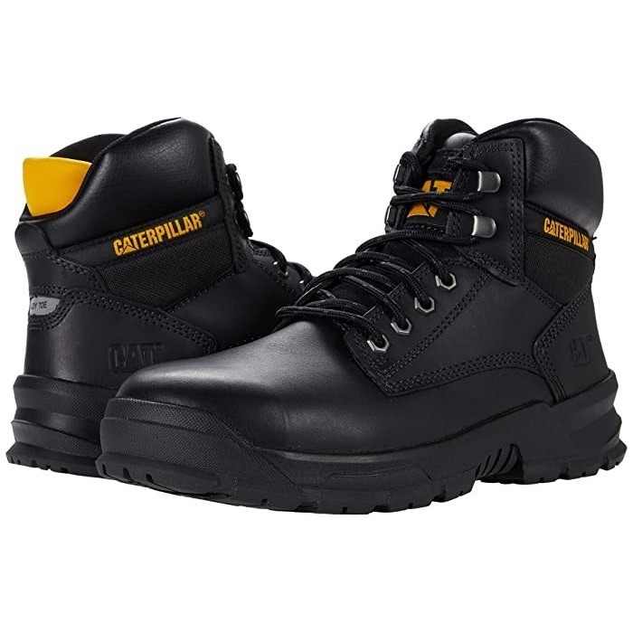 [New] Safety Shoes Caterpillar Mobilize At Black Original Terbatas