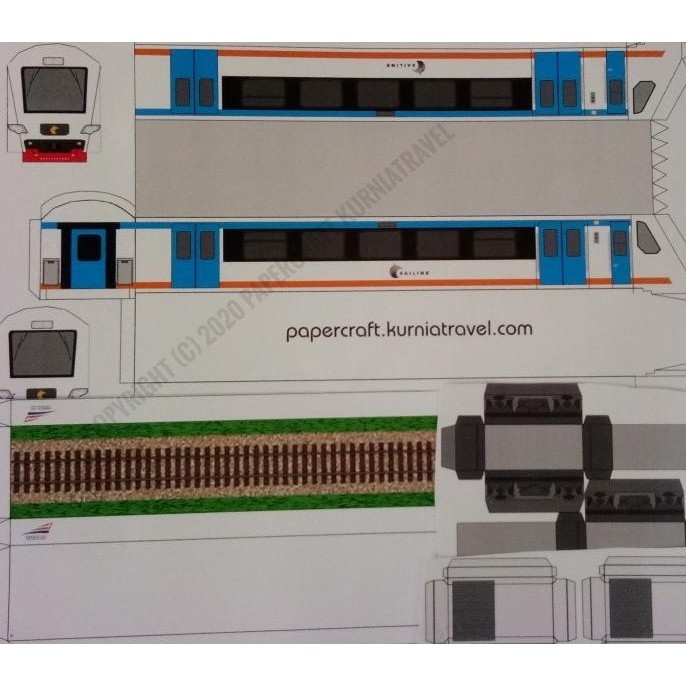 

Pola Papercraft Kepala Kereta Bandara