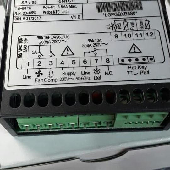 Dixell Thermostat Digital Xr 60 Cx - 220 Volt + Probe Sensor Khusus
