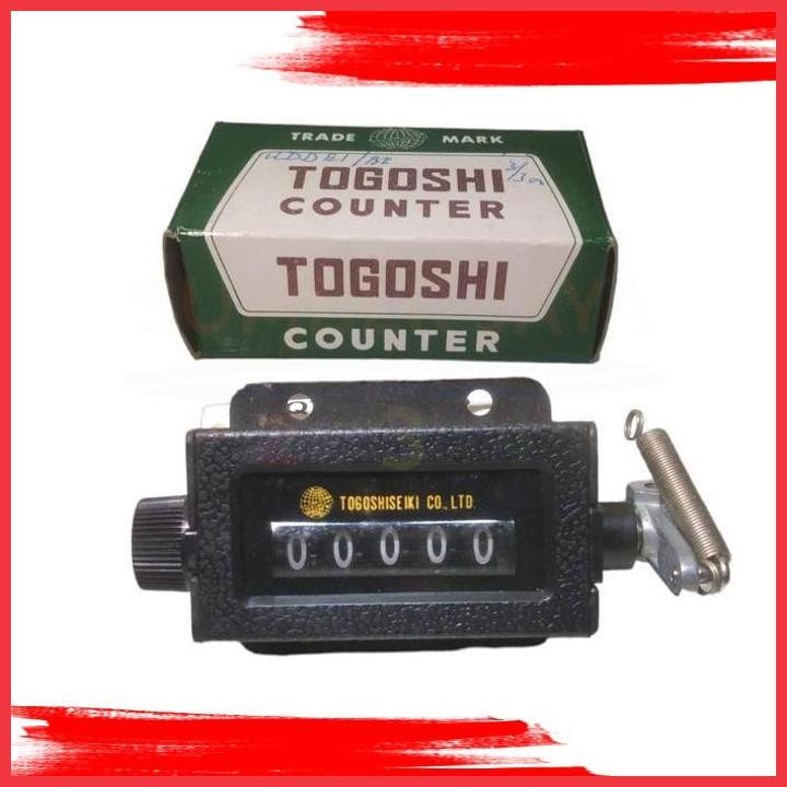 (SJDS) TOGOSHI COUNTER RS-5 COUNTER ALAT HITUNG 5 DIGIT PENGHITUNG KAIN UNIT