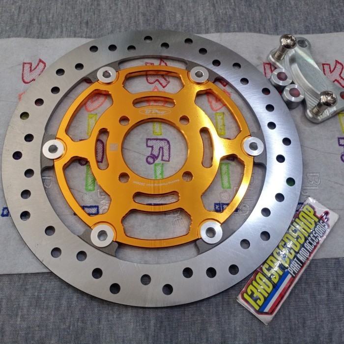 ✅Baru Disc Cakram Piringan Depan 260Mm Plus Brecket Gold By Bpro Jupiter Limited
