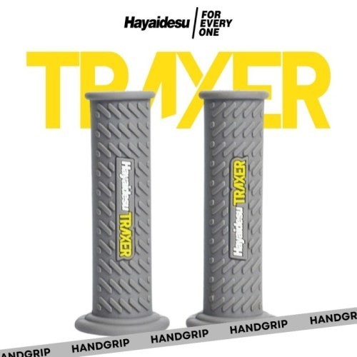 Handgrip TRAXER - Hand Grip Stang Motor Trail & Supermoto - Abu-abu