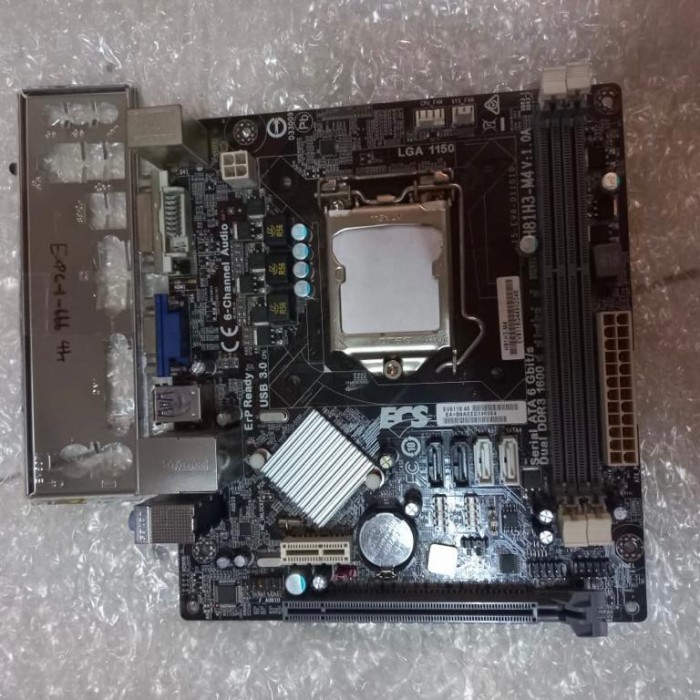 Paket HOT Mobo ECS H81+proc i3 4130+fan socket 1150 USB 3.0