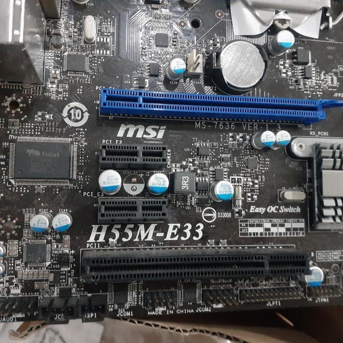 SALE TERLARIS  MOBO MAINBOARD MSI H55M-E33 LGA-1156 NEW.