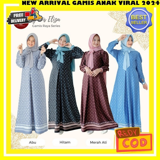 Gamis Anak Lebaran 2024 Terbaru Gmis Putih Amak Lebaran Dress Gams Murah Mewah Umr 9 10 Th Gamis Tan