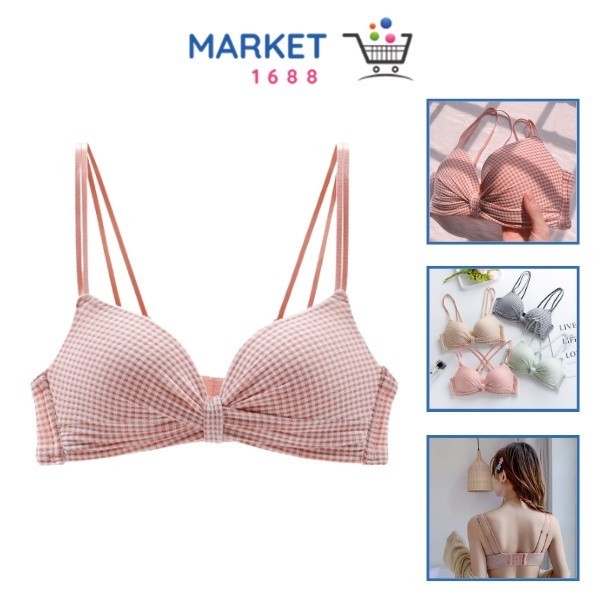 Market1688 Bra Jepang Sexy 6432 Tanpa Kawat Bra  Premium Asian Style Pakaian Dalam Wanita Elastis Se