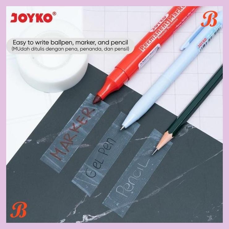

| KG | JOYKO INVISIBLE TAPE MAGIC SOLATIP ISOLASI TRANSPARAN TULIS IVT-601