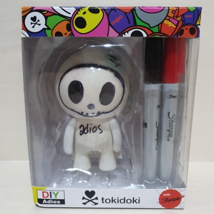 [Ori] Tokidoki Adios Diy Signed  Sketch By Simone Legno Diskon