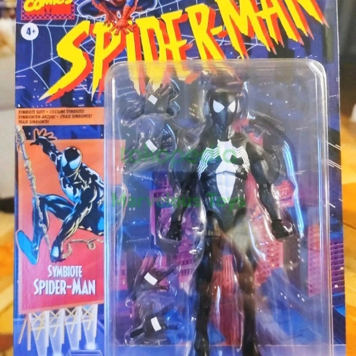 [Ori] Marvel Legends Retro Symbiote Spiderman Terbaru